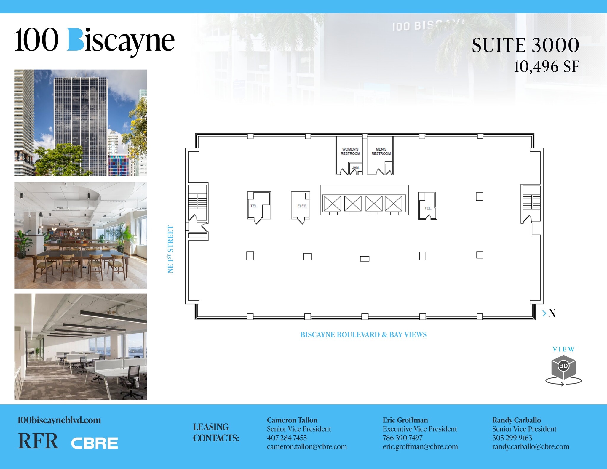 100 N Biscayne Blvd, Miami, FL for lease Site Plan- Image 1 of 1