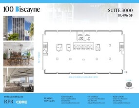 100 N Biscayne Blvd, Miami, FL for lease Site Plan- Image 1 of 1