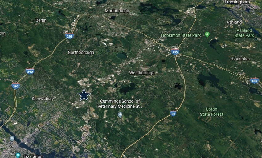 864 Hartford Tpke, Shrewsbury, MA à vendre - Aérien - Image 3 de 3