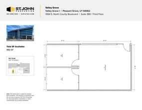 1064 S North County Blvd, Pleasant Grove, UT for lease Site Plan- Image 1 of 1