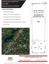 4189 Tanners Creek Dr, Flowery Branch, GA à louer Plan d’étage- Image 2 de 2