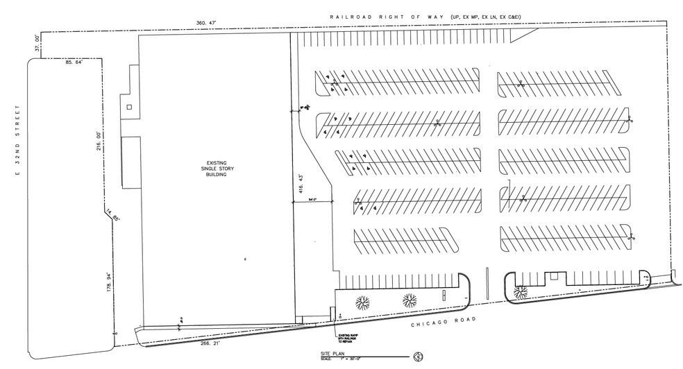 3231 Chicago Rd, Steger, IL for lease - Site Plan - Image 2 of 2