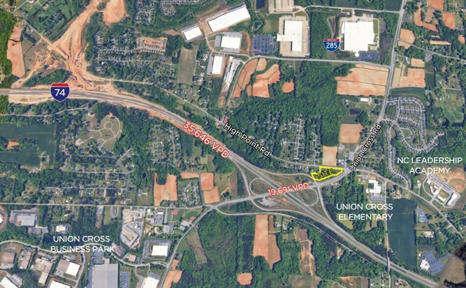 Union Cross Road, Kernersville, NC for sale - Building Photo - Image 2 of 2