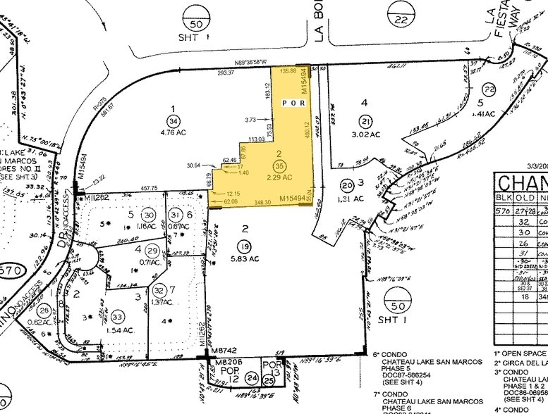 1030 La Bonita Dr, San Marcos, CA for lease - Plat Map - Image 2 of 2