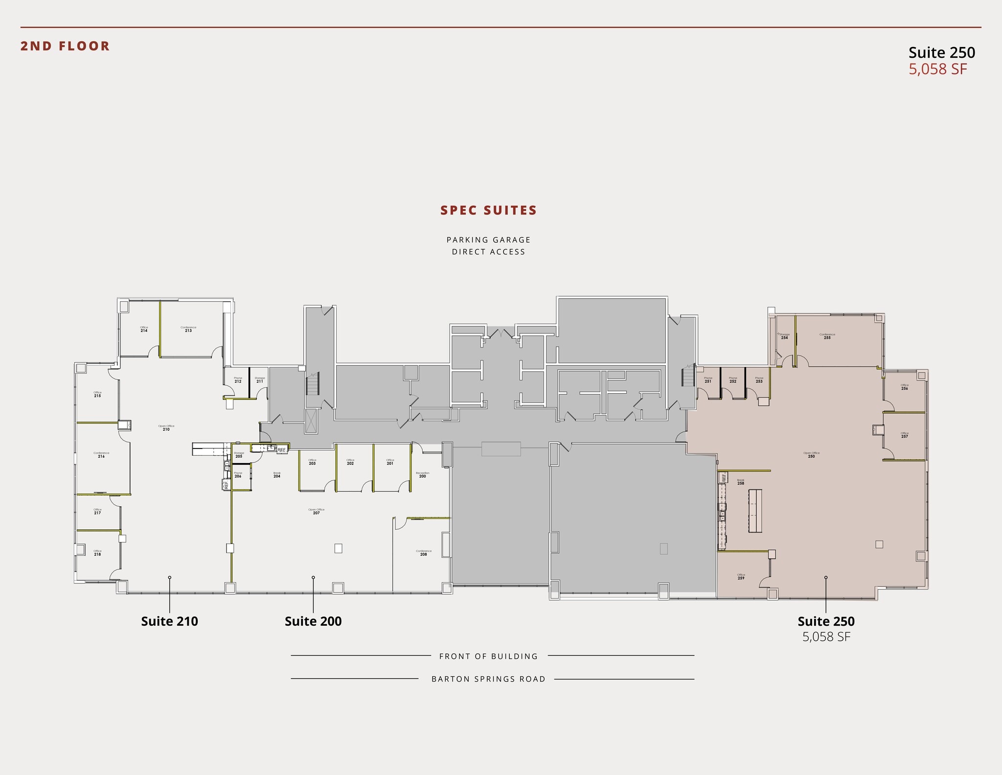 811 Barton Springs Rd, Austin, TX for lease Site Plan- Image 1 of 11