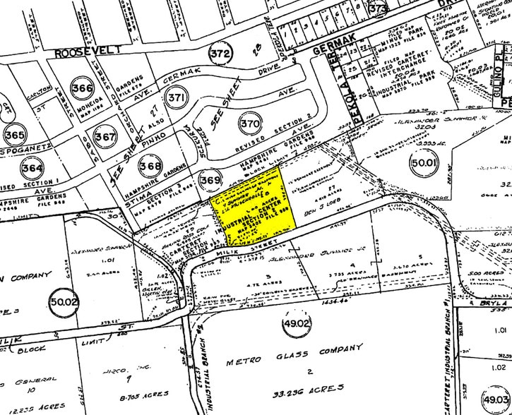 900 Milik St, Carteret, NJ for lease - Plat Map - Image 3 of 8