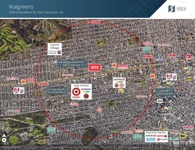 1363 Divisadero St, San Francisco, CA - AERIAL  map view
