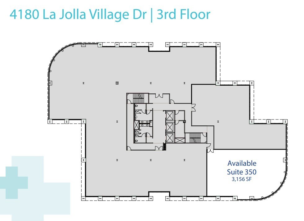 4180 La Jolla Village Dr, La Jolla, CA for lease Floor Plan- Image 1 of 2