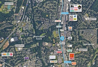6700 South Blvd, Charlotte, NC - Aérien Vue de la carte