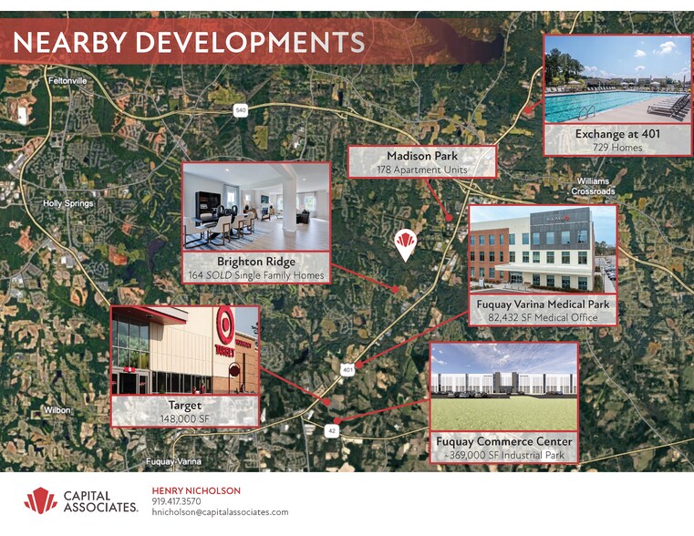 9705 & 9713 Lake Wheeler Road, Fuquay Varina, NC à vendre - Photo du bâtiment - Image 3 de 3