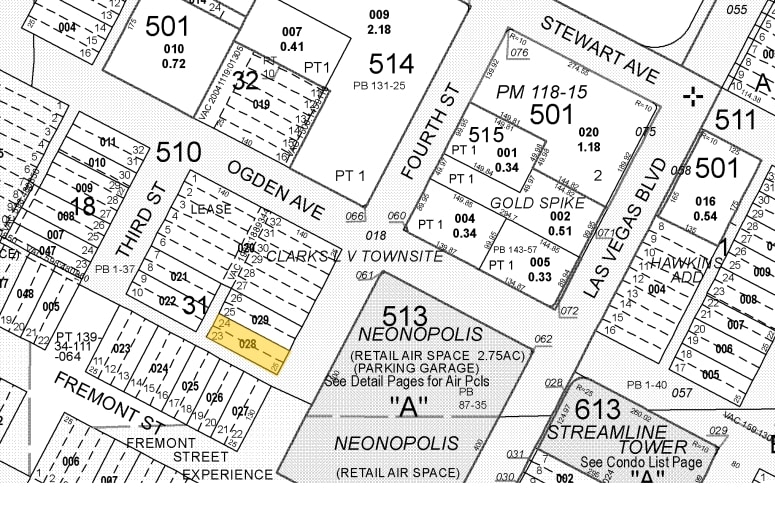 113 N 4th St, Las Vegas, NV for sale - Plat Map - Image 3 of 13