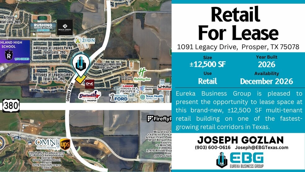 1091 legacy drive, Prosper, TX for lease - Commercial Listing Video - Image 2 of 7