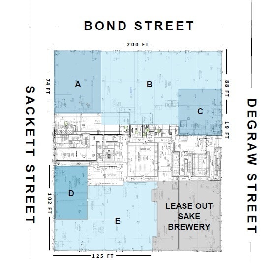 500 Degraw St, Brooklyn, NY à louer Plan de site- Image 1 de 1