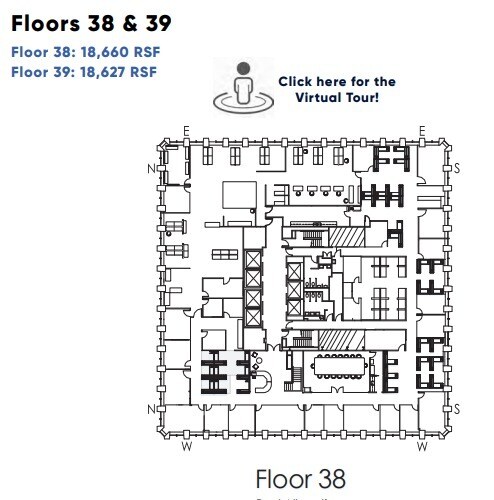 1301 5th Ave, Seattle, WA à louer Plan d  tage- Image 1 de 1