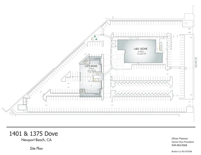 1401 Dove St, Newport Beach, CA à louer - Plan de site - Image 2 de 22