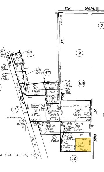 9824 Dino Dr, Elk Grove, CA for lease - Plat Map - Image 3 of 3