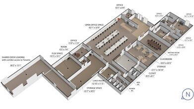 1202A Quebec Av, Saskatoon, SK for lease Floor Plan- Image 2 of 6