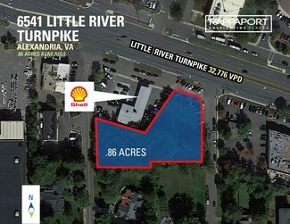 Plus de détails pour 6541 Little River Tpke, Alexandria, VA - Terrain à louer