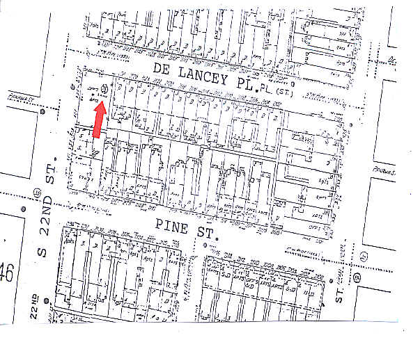 325 S 22nd St, Philadelphia, PA à louer - Plan cadastral - Image 3 de 3