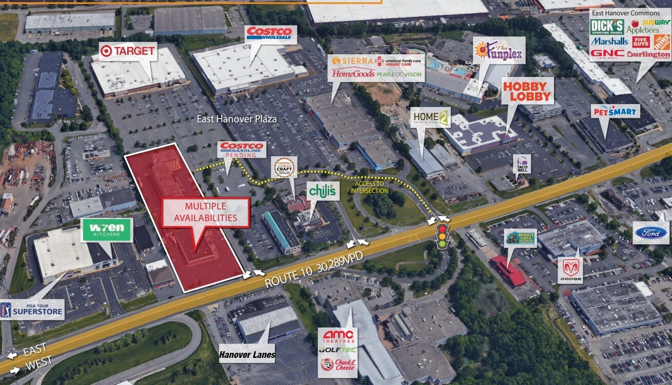 130 Route 10, East Hanover, NJ for lease Primary Photo- Image 1 of 2