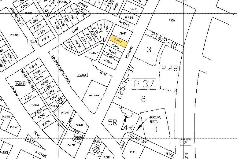 216-220 Crain Hwy N, Glen Burnie, MD à louer - Plan cadastral - Image 2 de 4