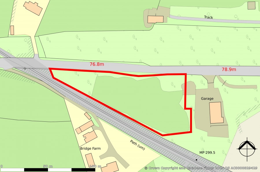 The Old Trihorn, Newquay à vendre Plan de site- Image 1 de 2