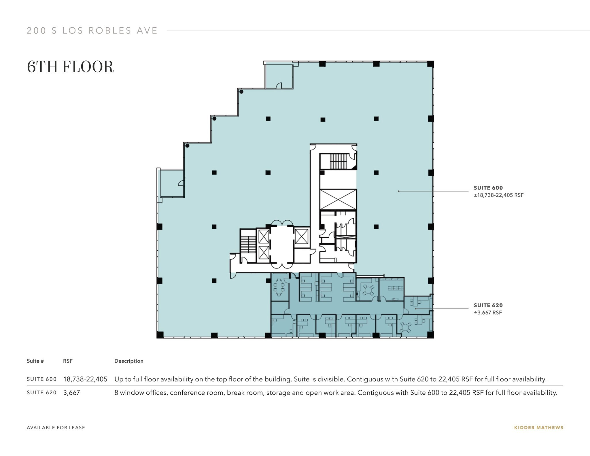 200 S Los Robles Ave, Pasadena, CA for lease Floor Plan- Image 1 of 1