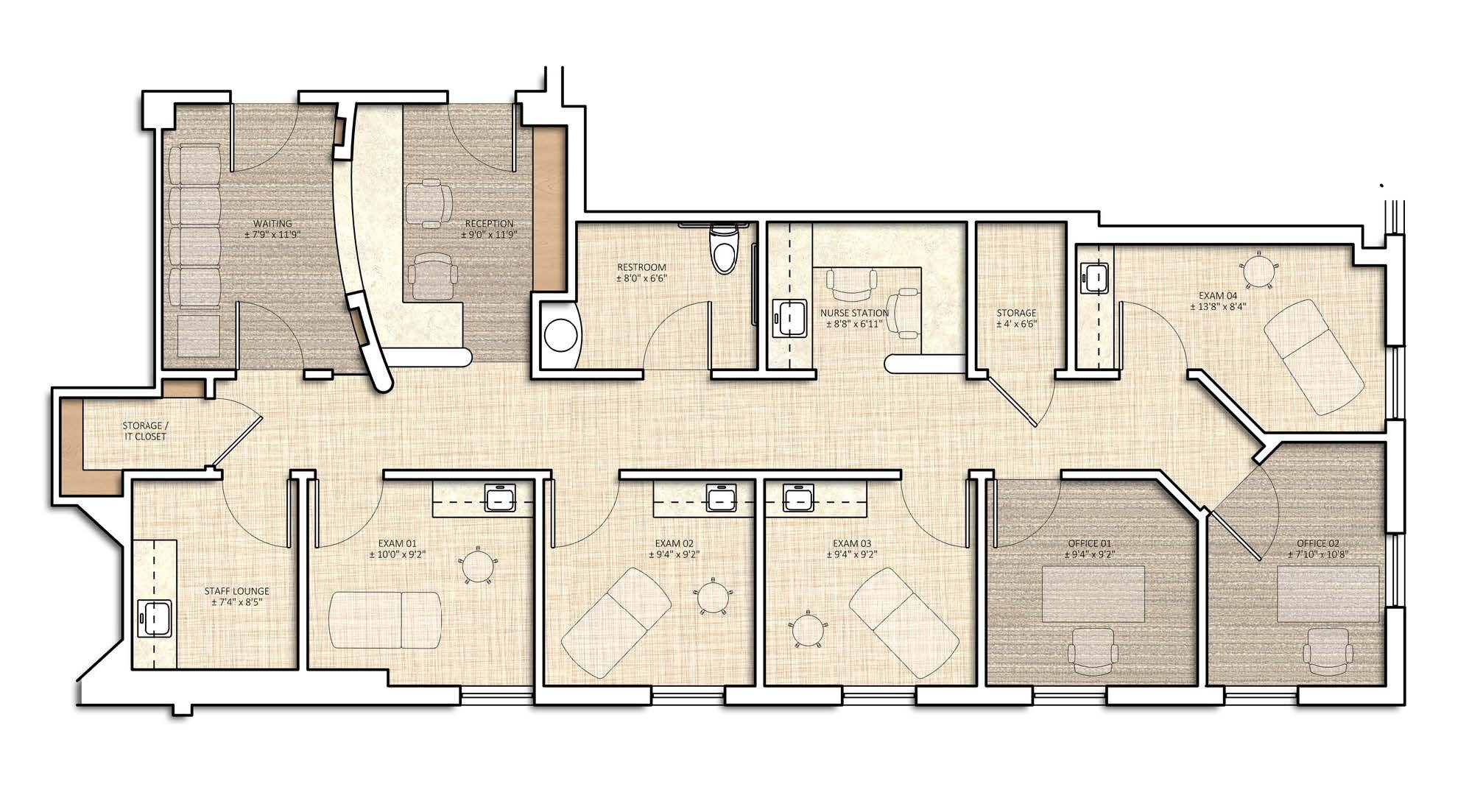 435-437 N Bedford Dr, Beverly Hills, CA for lease Floor Plan- Image 1 of 2