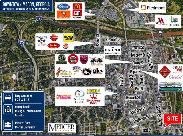 Plus de détails pour 1220 Martin Luther King Jr Blvd, Macon-Bibb, GA - Terrain à vendre