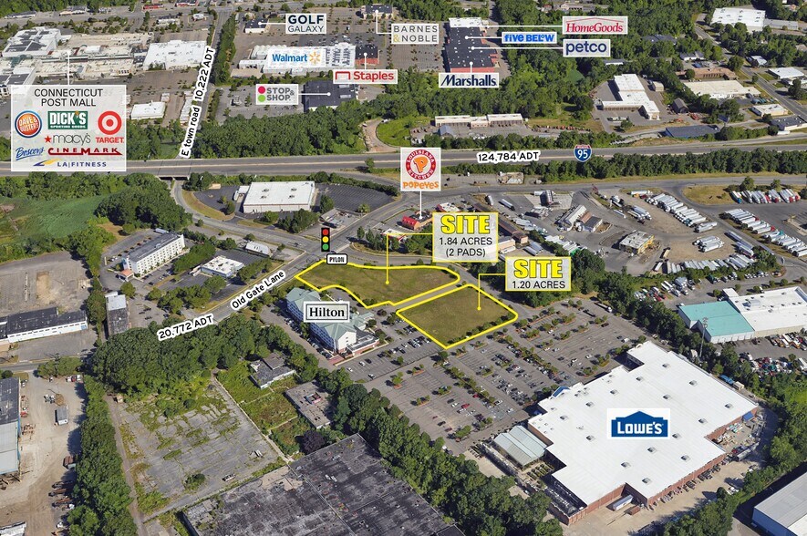 2 Old Gate Ln, Milford, CT for lease - Aerial - Image 1 of 2