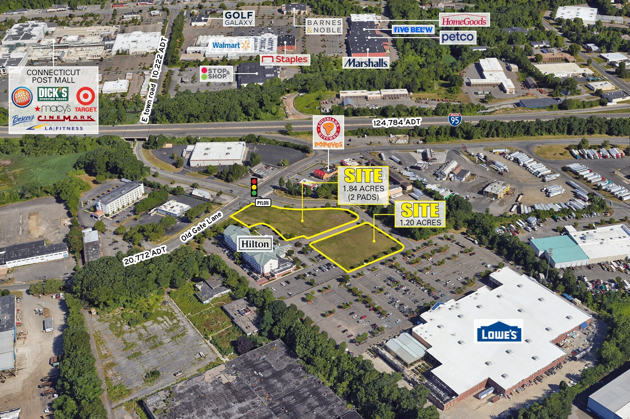 2 Old Gate Ln, Milford, CT for lease Aerial- Image 1 of 3