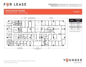 6510 Abrams Rd, Dallas, TX à louer Plan d’étage- Image 1 de 1