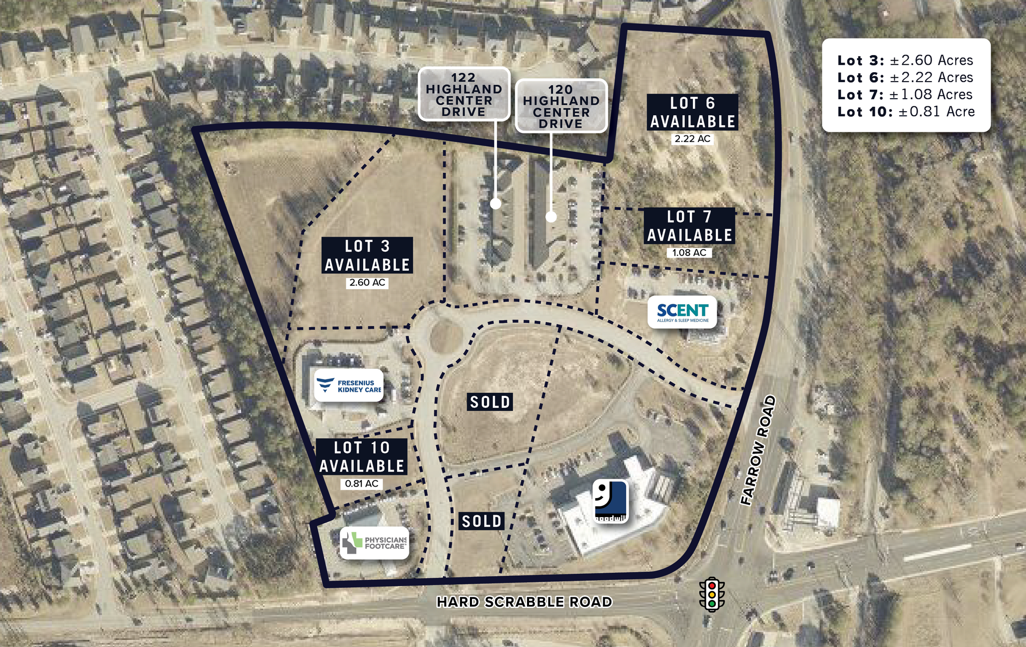 Lot 10 Highland Center, Columbia, SC à vendre Photo du bâtiment- Image 1 de 2
