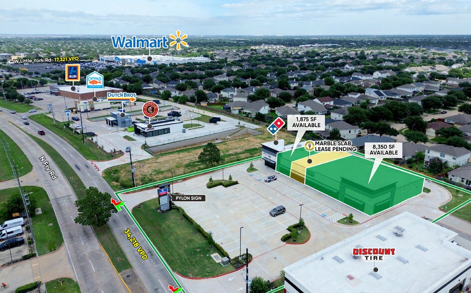 5828 N Fry Rd, Katy, TX for lease - Aerial - Image 2 of 7