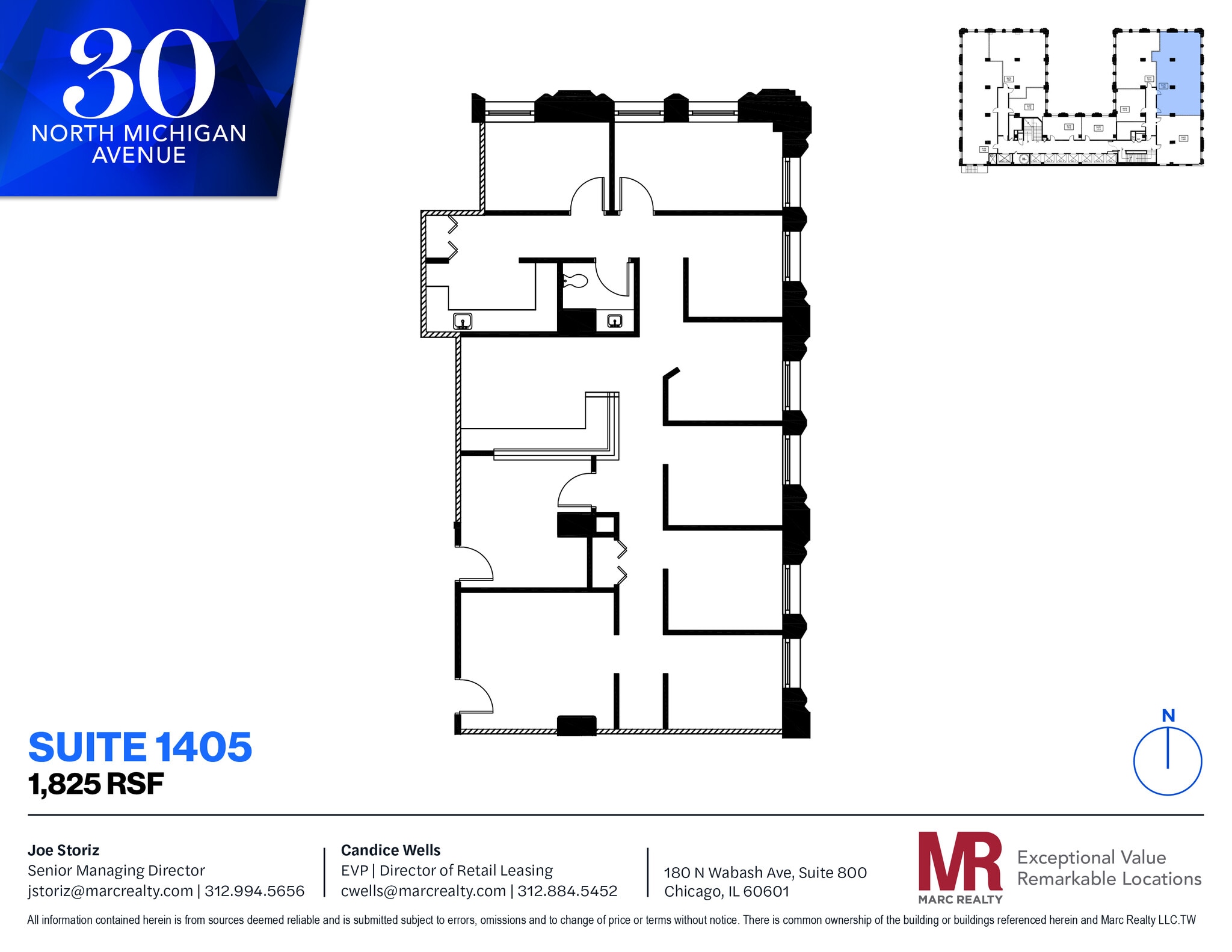 30 N Michigan Ave, Chicago, IL for lease Floor Plan- Image 1 of 1
