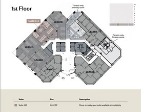 1530 Wilson Blvd, Arlington, VA à louer Plan d’étage- Image 1 de 1