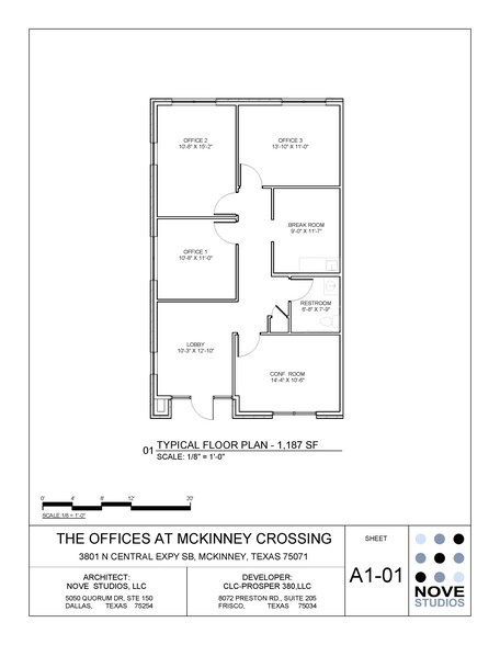 3801 N Central Expy, McKinney, TX à louer - Plan d’étage - Image 2 de 16
