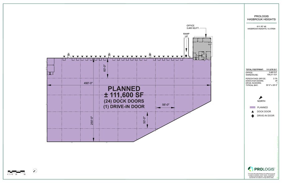 611 State Route 46 W, Hasbrouck Heights, NJ for lease - Site Plan - Image 2 of 2