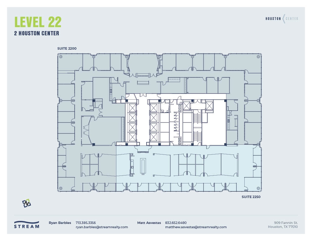 909 Fannin St, Houston, TX for lease Floor Plan- Image 1 of 1