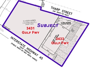 3431 Gulf Freeway, Houston, TX - AÉRIEN  Vue de la carte - Image1