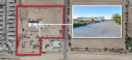 16540 N Porter Rd, Maricopa, AZ - AERIAL  map view
