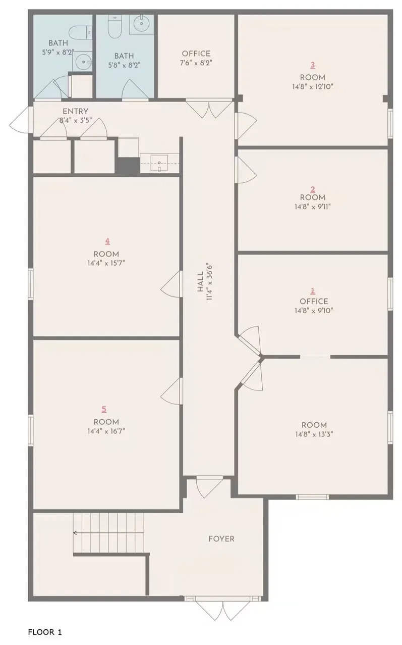 2912 Lakeside Dr, Oklahoma City, OK à louer Plan d’étage- Image 1 de 1