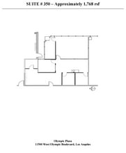 11500 W Olympic Blvd, Los Angeles, CA à louer Plan d’étage- Image 1 de 1