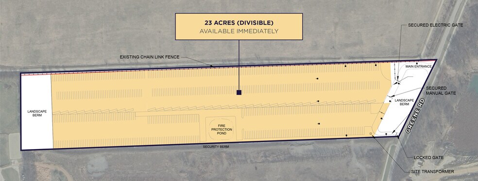 899 Greene Rd, Bolingbrook, IL à louer - Plan de site - Image 3 de 4