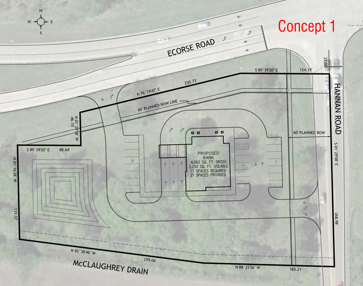 SWC Ecorse Rd & Hannan Rd, Van Buren Township, MI for lease - Building Photo - Image 2 of 4