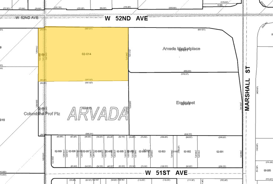 6770 W 52nd Ave, Arvada, CO for sale - Plat Map - Image 1 of 1