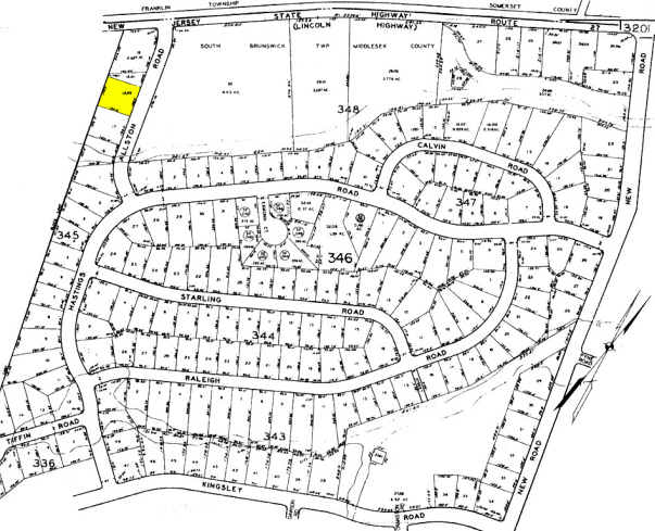 7 Allston Rd, South Brunswick, NJ à vendre - Plan cadastral - Image 3 de 3