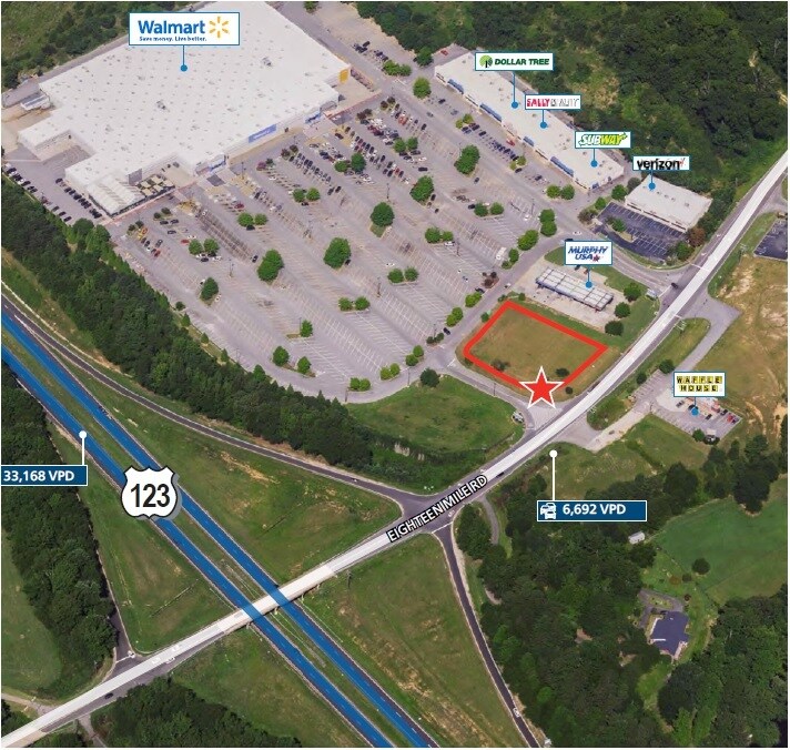 1294 Eighteen Mile Rd, Central, SC à vendre Photo principale- Image 1 de 2