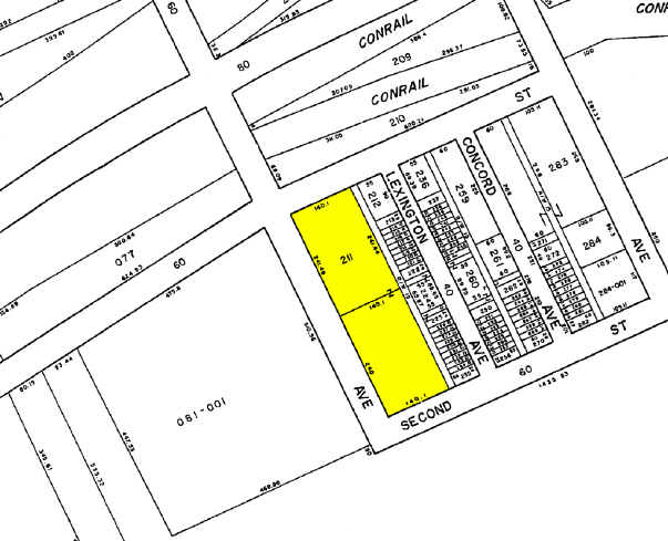 205 Eddystone Ave, Eddystone, PA à vendre - Plan cadastral - Image 3 de 10