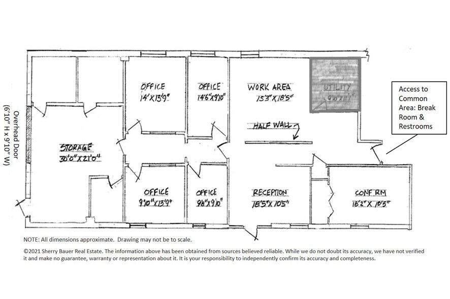2950 W 12th St, Erie, PA à louer - Plan d’étage - Image 2 de 9